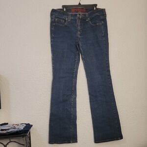 Stylish Blue Boot Cut Jeans for Women